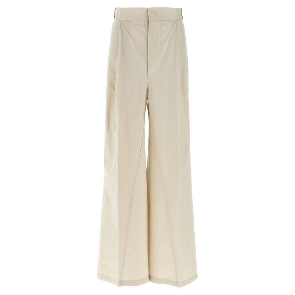 Maison Margiela Beige Cotton Casual Women's Pants